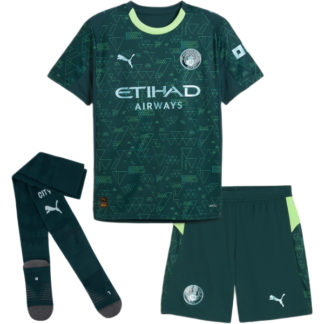 Manchester City Czwarta Komplet Dzieci 25/26
